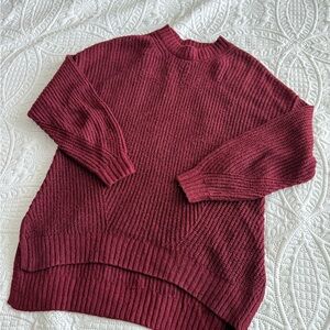 American Eagle Outfitters Maroon Sweater
